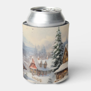 Enfriador De Latas Vintage Merry Christmas