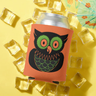 Enfriador De Latas Vintage Owl