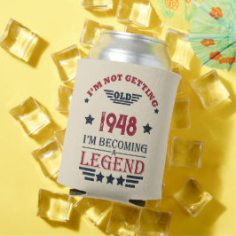 Enfriador De Latas Vintage personalizado de 75 años