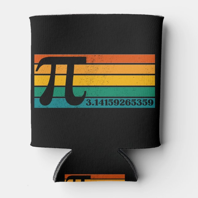 Enfriador De Latas Vintage Retro Pi (Anverso)