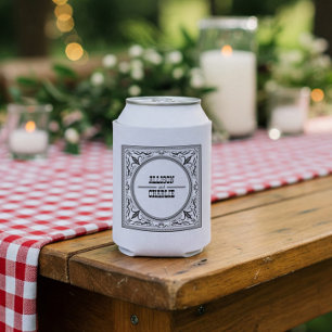 Enfriador De Latas Vintage Western Cowboy Country Wedding