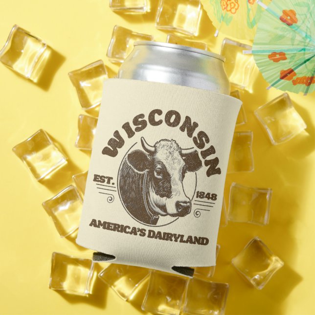 Enfriador De Latas Vintage Wisconsin (Verano in situ)