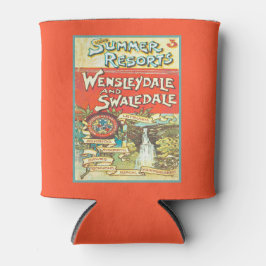 Enfriador De Latas Vintage Yorkshire Railroad Tourist Guide Cover Art