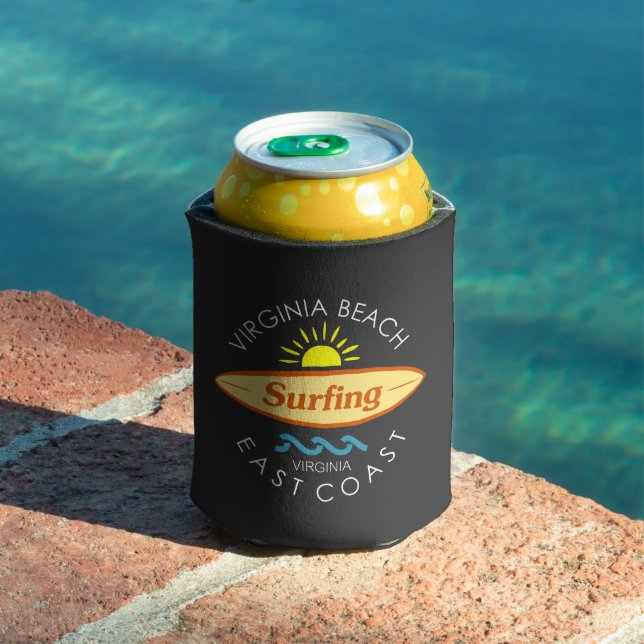 Enfriador De Latas Virginia Beach Surfing (Piscina in situ)