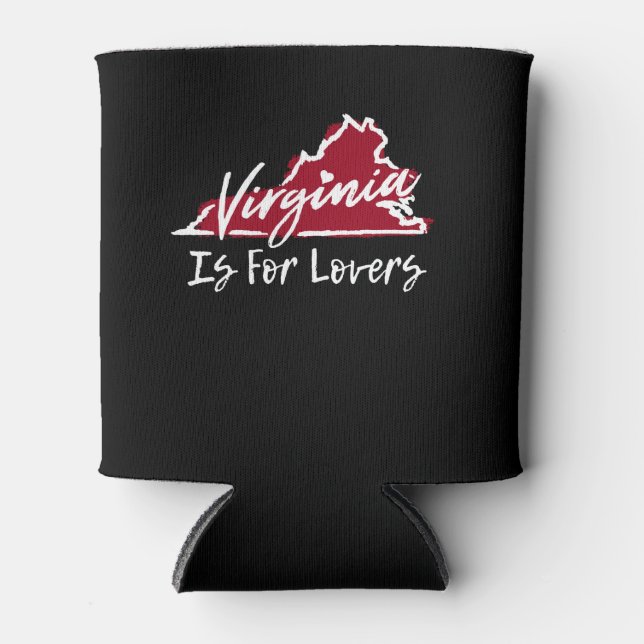 Enfriador De Latas Virginia Es Para Los Amantes (Anverso)