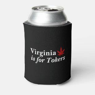 Enfriador De Latas Virginia es para tokers maleza personalizada
