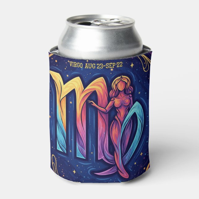 Enfriador De Latas Virgo Zodiac Can Cooler (Lata Anverso)