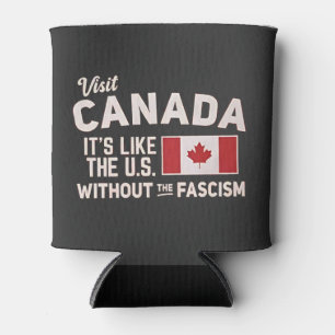 Enfriador De Latas Visita Canadá, es como Estados Unidos pero sin fas