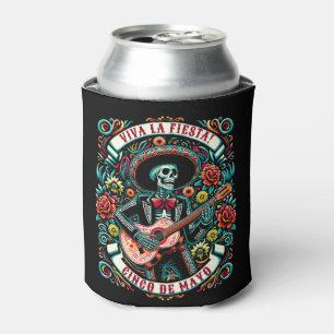 Enfriador De Latas ¡Viva La Fiesta! Diseño de Cinco de Mayo