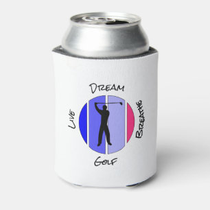 Enfriador De Latas Vive, sueña, respira golf