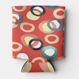 Enfriador De Latas Vivid Aquarelle Resumen Arte De Fondo