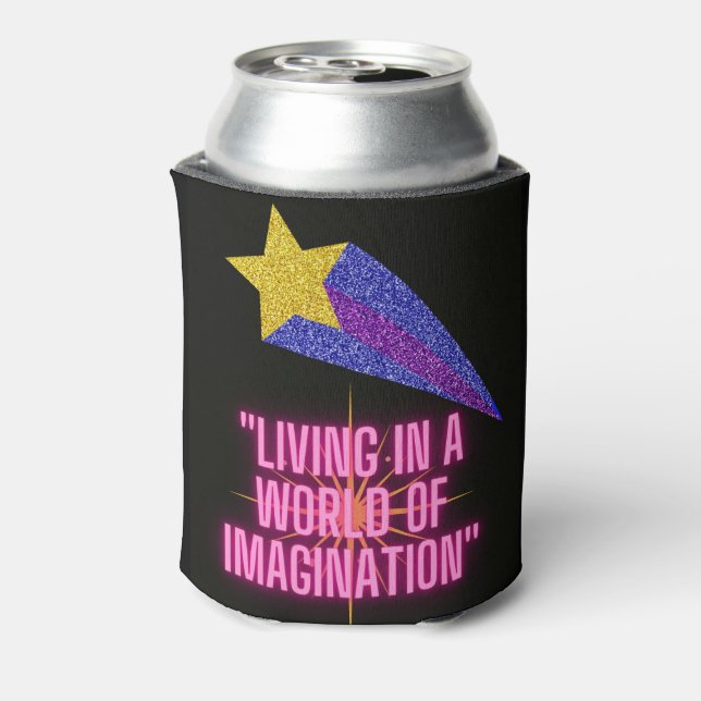 ENFRIADOR DE LATAS VIVIENDO EN UN MUNDO DE IMAGINACIÓN (Reverso de la lata)