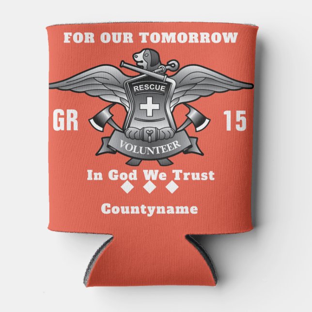 Enfriador De Latas Voluntario de rescate (Anverso)