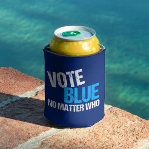 Enfriador De Latas Vota Azul Sin Importar Quién Partido Demócrata