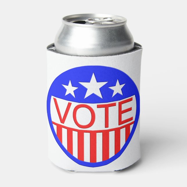 Enfriador De Latas Votar en Estados Unidos (Lata Anverso)