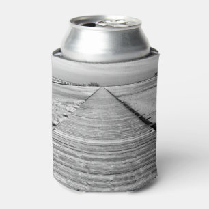 Enfriador De Latas Voy de camino a la playa foto en blanco y negro