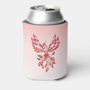 Enfriador De Latas Vuelo de un Fénix Rojo