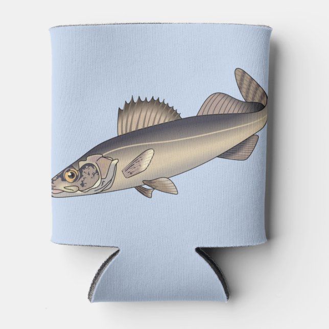 Enfriador De Latas Walleye Fish (Anverso)