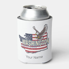 Enfriador De Latas Washington State United States Map USA Souvenir