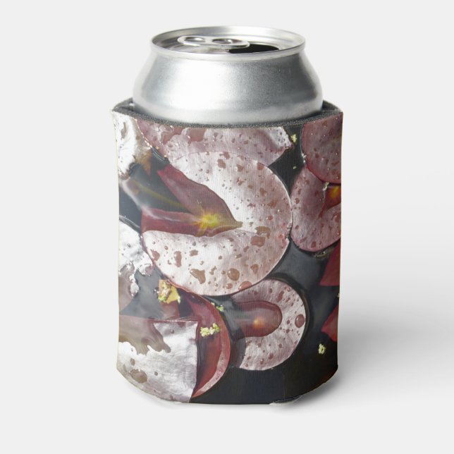 Enfriador De Latas Waterlily deja Refrigerador de bebidas (Reverso de la lata)