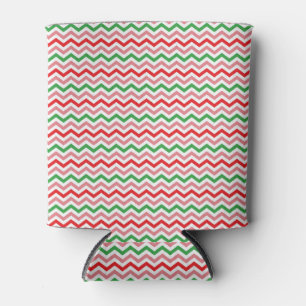 Enfriador De Latas Watermelon Summer Zigzag Stripes Pattern-56209