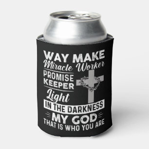 Enfriador De Latas Waymaker Miracle Worker Promise Keeper Light Jesus