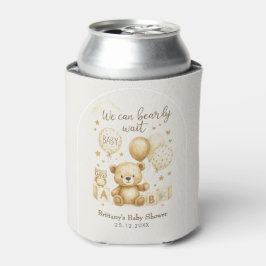 Enfriador De Latas We Can Bearly Wait Baby Shower 