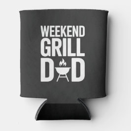 Enfriador De Latas Weekend Grill Dad Funny BBQ