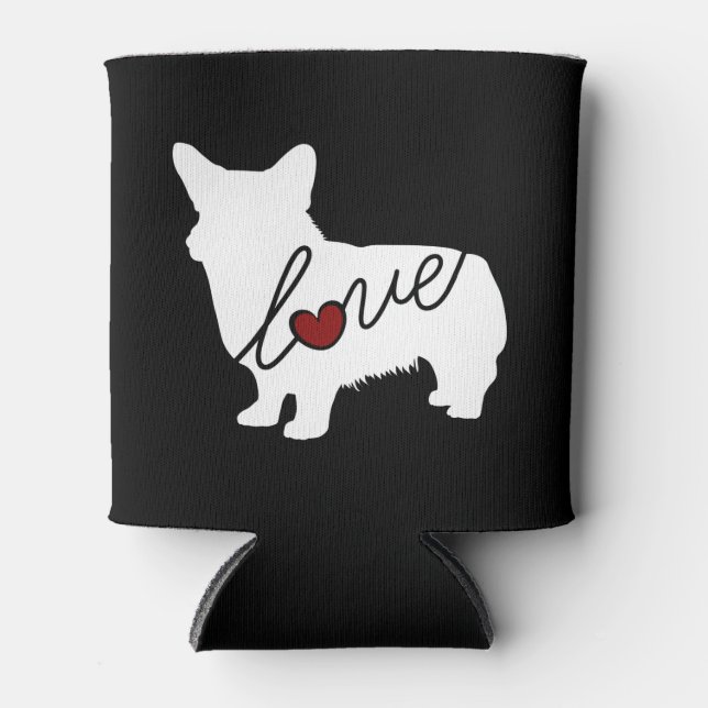 Enfriador De Latas Welsh Corgi Love (Anverso)
