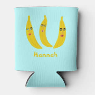 Enfriador De Latas Whimsical Banana Trio PERSONALIZAR IT