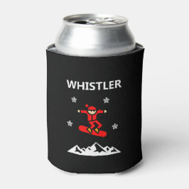 Enfriador De Latas Whistler Canada Flying Snowboarder Color