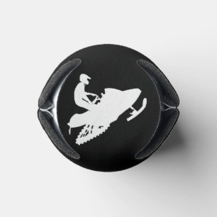 Enfriador De Latas White-Snowmobile