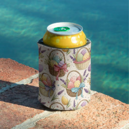 Enfriador De Latas Wicker Basket Easter Eggs with Lavender