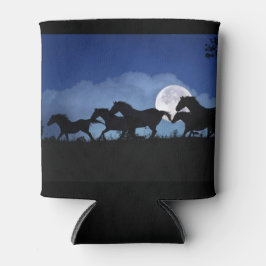 Enfriador De Latas Wild Horse and Moon Koozie Can Cooler