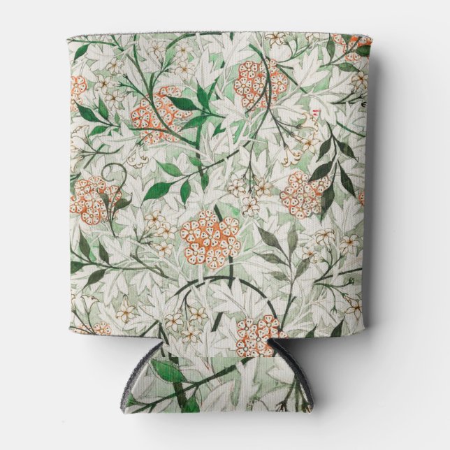 Enfriador De Latas William Morris Jasmine Garden Flower Classic (Anverso)