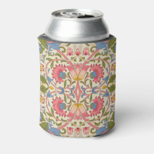 Enfriador De Latas William Morris Lodden Patrón Floral Pastel