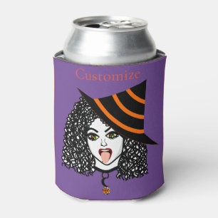 Enfriador De Latas Witch Thunder_Cove con cabello rizado