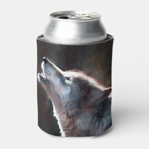 Enfriador De Latas Wolf Howling Lone Wolf