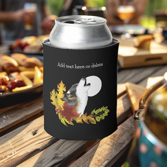 Enfriador De Latas Wolf Howling Moon (Subido por el creador)