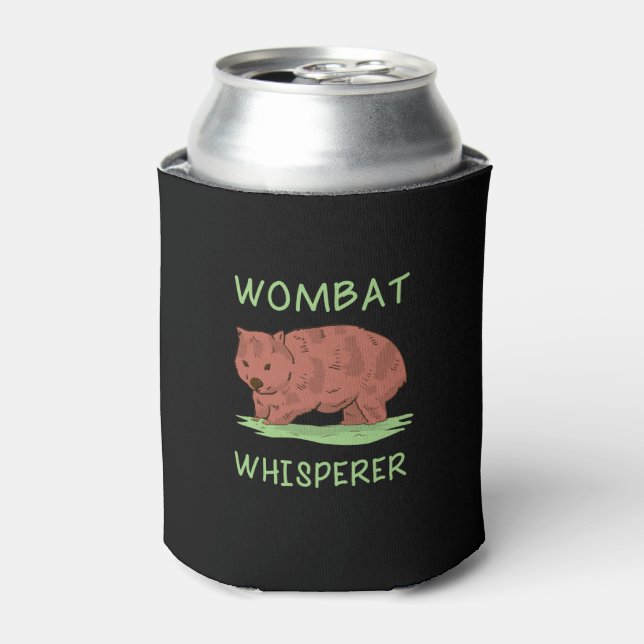 Enfriador De Latas Wombat Whisperer (Lata Anverso)