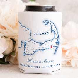 Enfriador De Latas Wychmere Harwich Port Cape Cod Wedding Favor