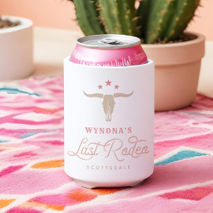 Enfriador De Latas WYNONA Cowgirl Rosa La última bachillera de rodeo