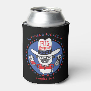 Enfriador De Latas Wyoming Pug Rescue Pug Roundup 2021