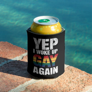 Enfriador De Latas Yep desperté gay de nuevo orgullo gay arcoiris gay