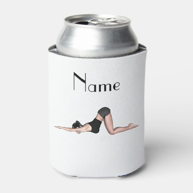 Enfriador De Latas Yoga Poses Thunder_Cove Coaster (Lata Anverso)