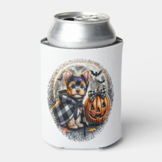 Enfriador De Latas Yorkie Dog Halloween