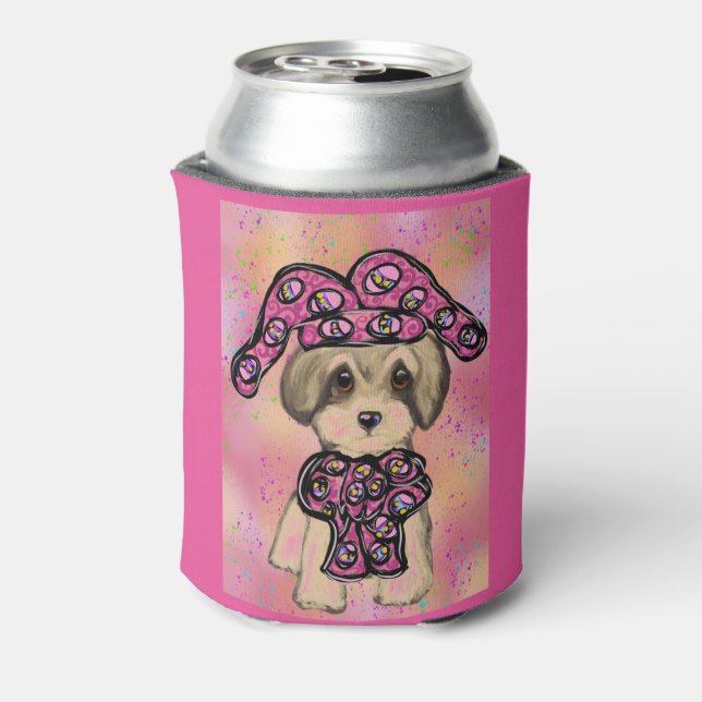 Enfriador De Latas Yorkie Poo (Reverso de la lata)
