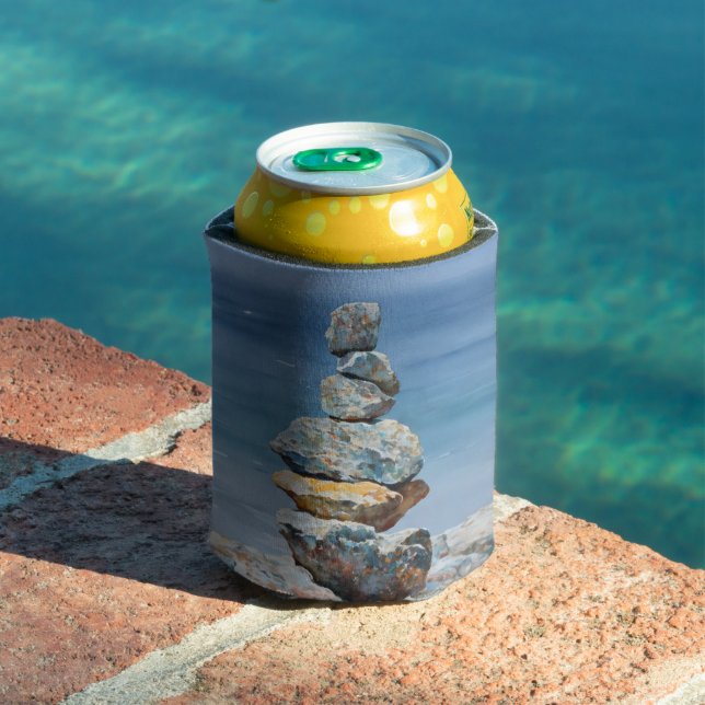 Enfriador De Latas Zen Balancing Rocancing Rocks Serenity Style Refri (Piscina in situ)