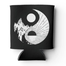 Zen Yin Yang Blanco negro
