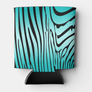 Enfriador De Latas Zesty Zebra Cyan